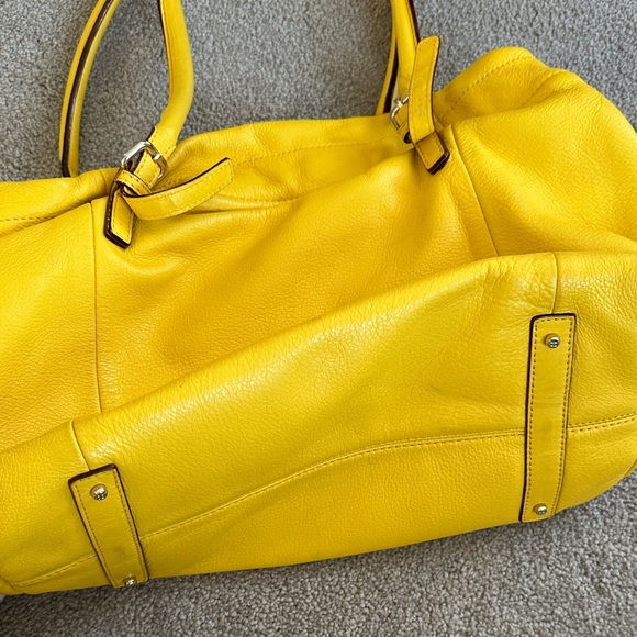 Kate Spade Yellow Shoulder Bag with Multicolor Tassel - Picture 6 of 6